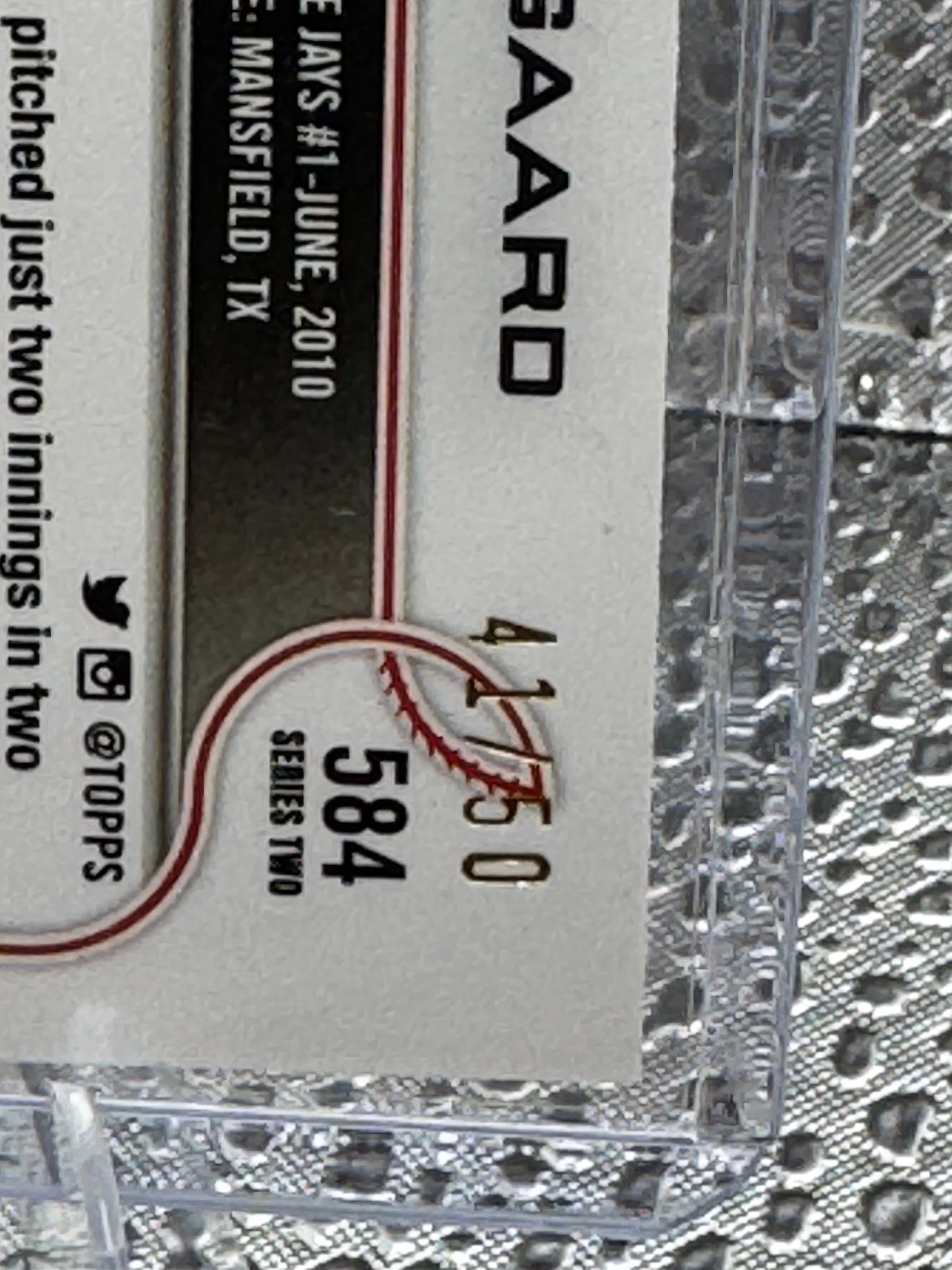 2022 Topps Series two Noah Syndergaard #584 41 of 50