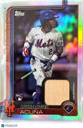 2025 Topps Series 2 Luisangel Acuña #524 RC Game-used memorabilia
