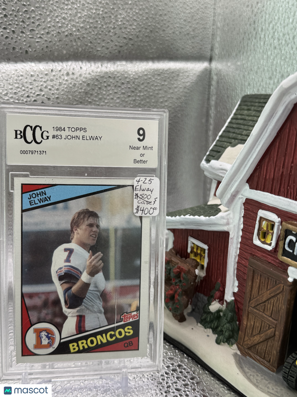 1984 Topps John Elway #63 Rookie BGS 9