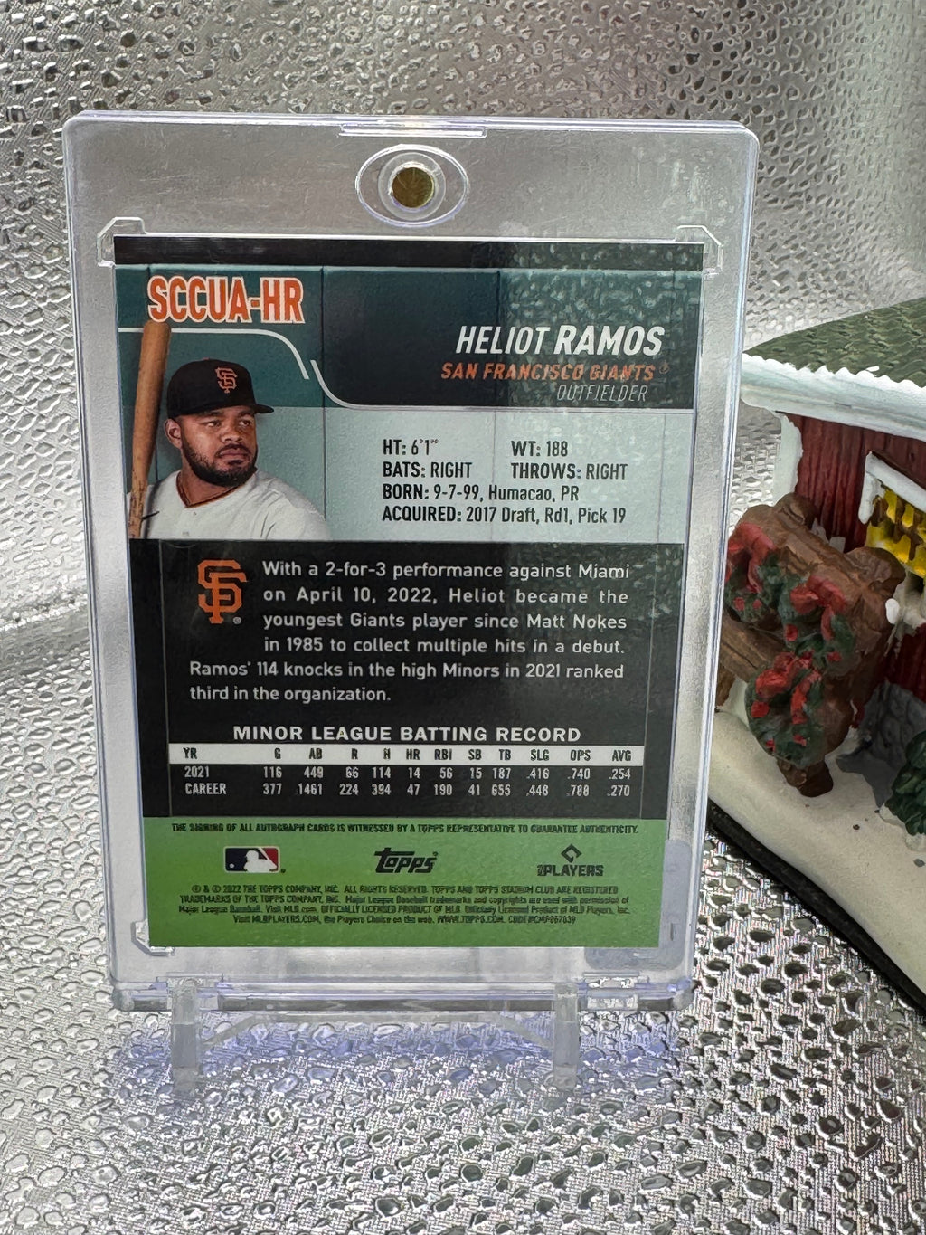 2022 Topps Stadium Club Chrome Heliot Ramos #SGCUA-HR RC