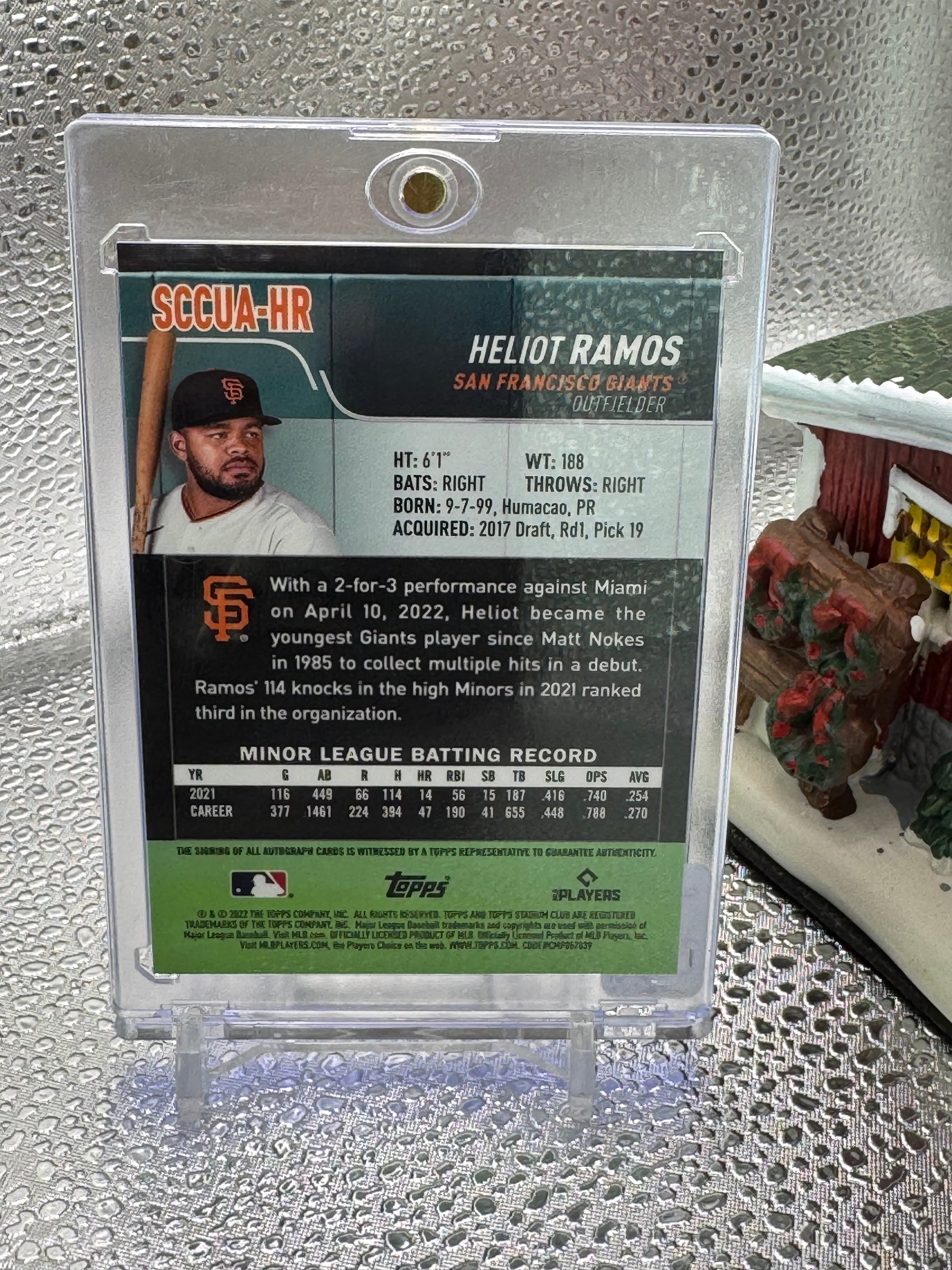 2022 Topps Stadium Club Chrome Heliot Ramos #SGCUA-HR RC