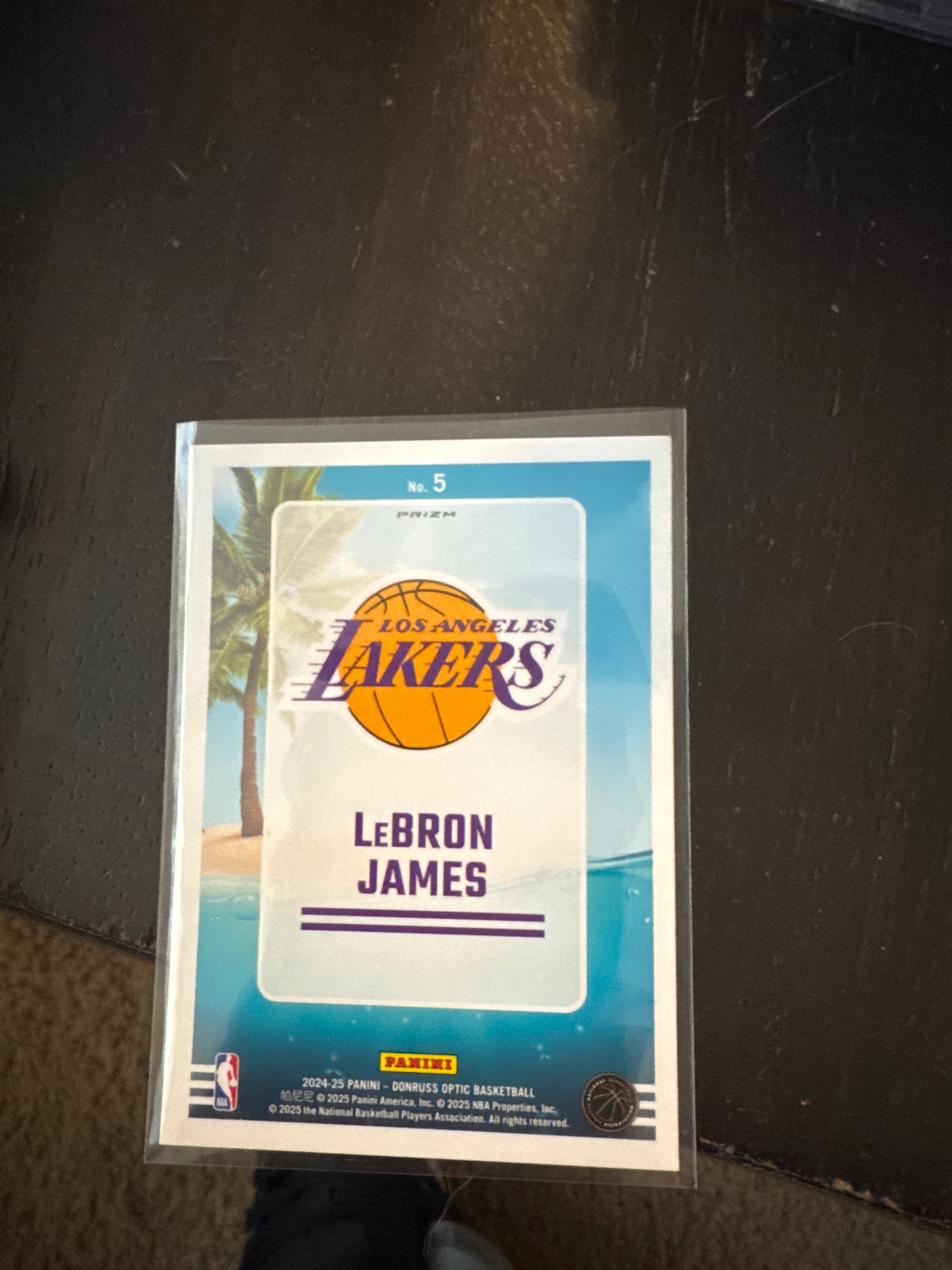 2025 2024-25 Panini Donruss Optic LeBron James #5