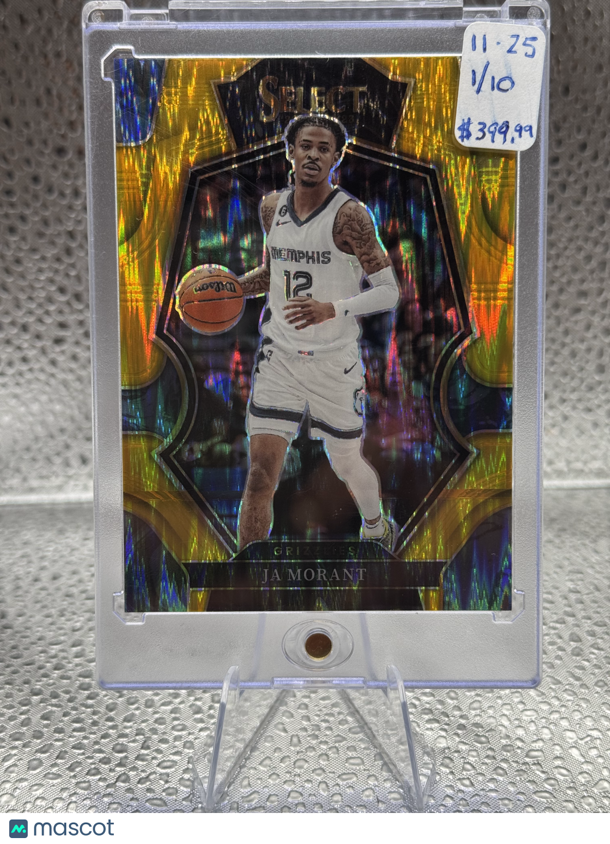 2023 2022-23 Panini Select Ja Morant #158 Prizm 01/10