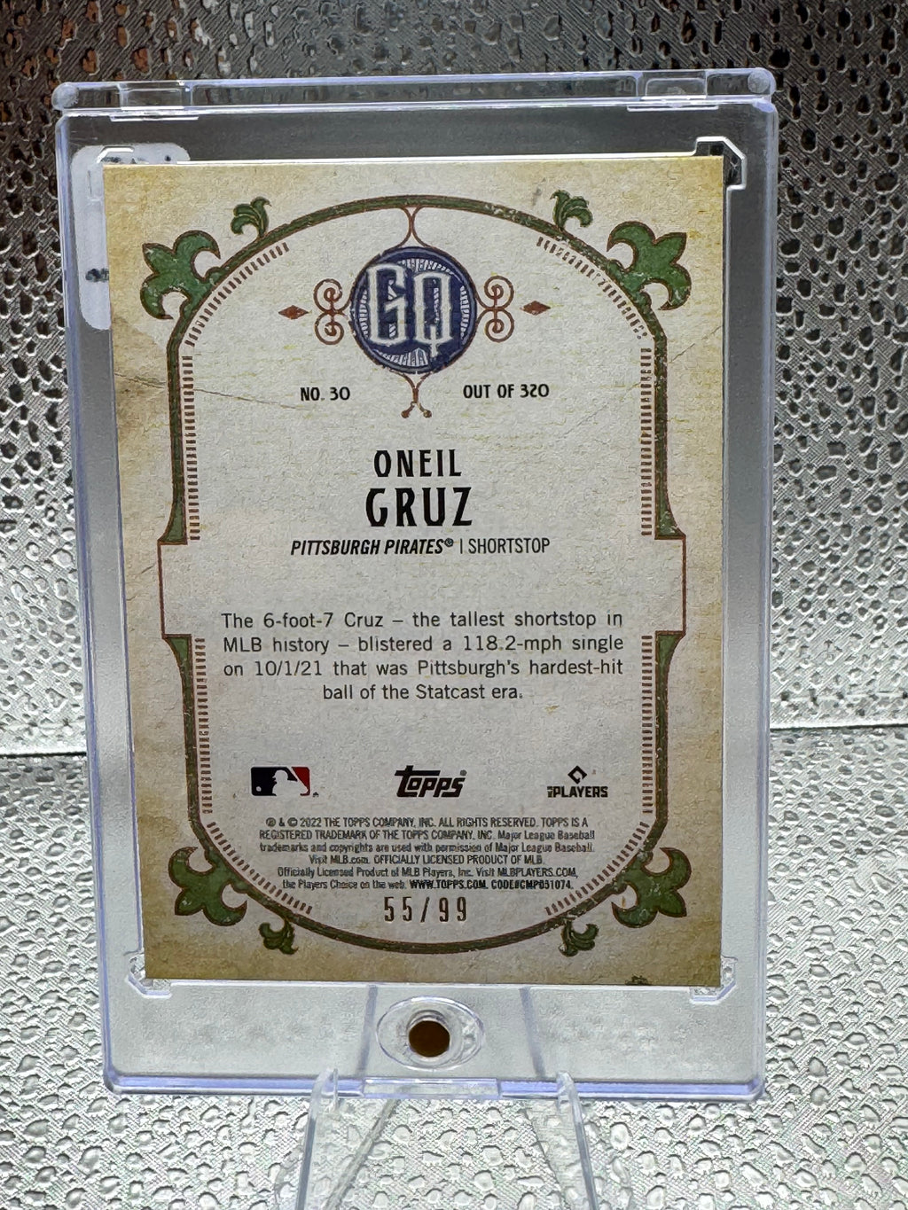 2022 Topps Gypsy Queen Oneil Cruz #30 RC 55/99