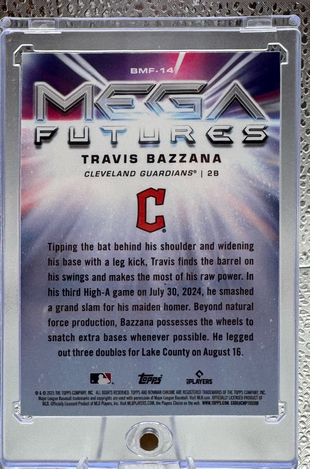 2024 Bowman Chrome Mega Futures Travis Bazzana #BMF-14 Mojo Refractor