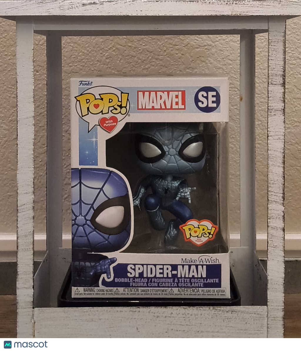 Funko Pop! Marvel: Make A Wish - Spider-Man (Metallic) Special Edition