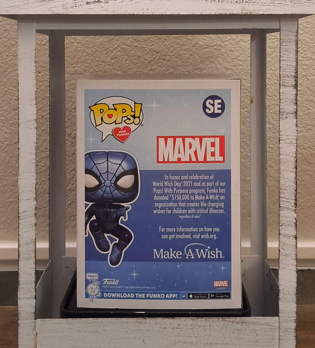 Funko Pop! Marvel: Make A Wish - Spider-Man (Metallic) Special Edition