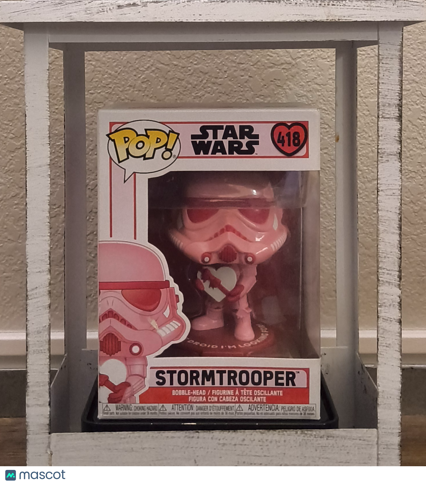 Funko Pop! Vinyl: Star Wars - Stormtrooper (Valentines - Pink) #418