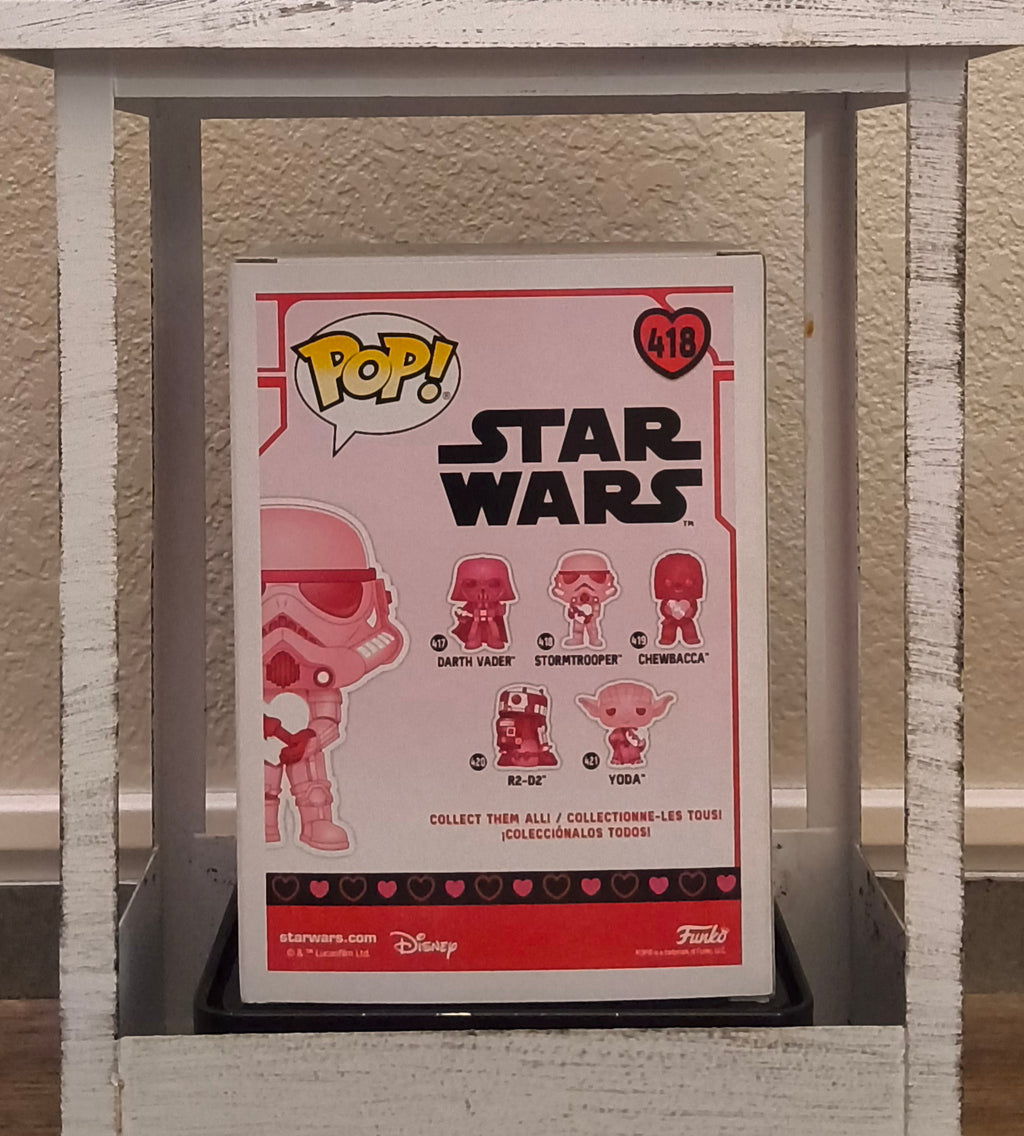Funko Pop! Vinyl: Star Wars - Stormtrooper (Valentines - Pink) #418