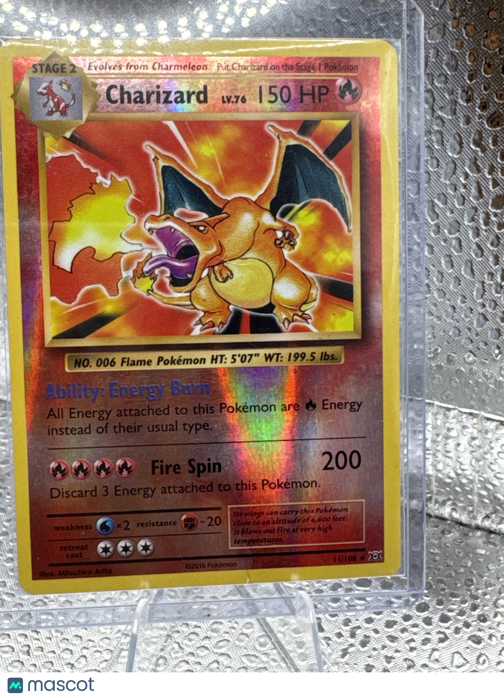 2016 Pokemon Charizard #11/108
