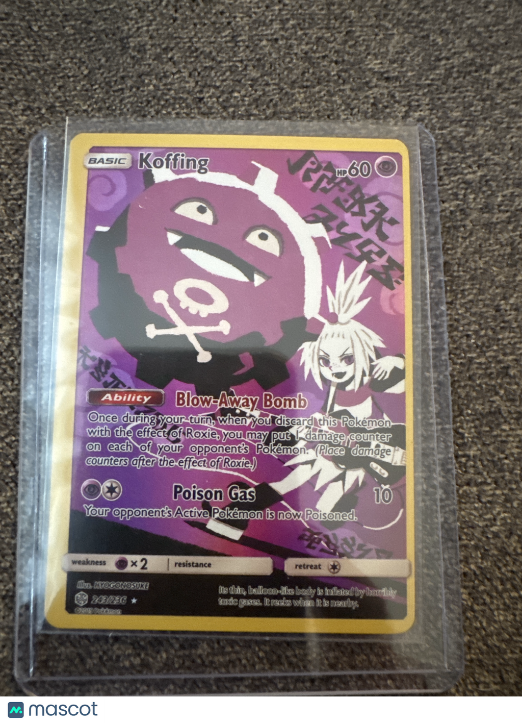 2019 Pokemon Koffing #243/236