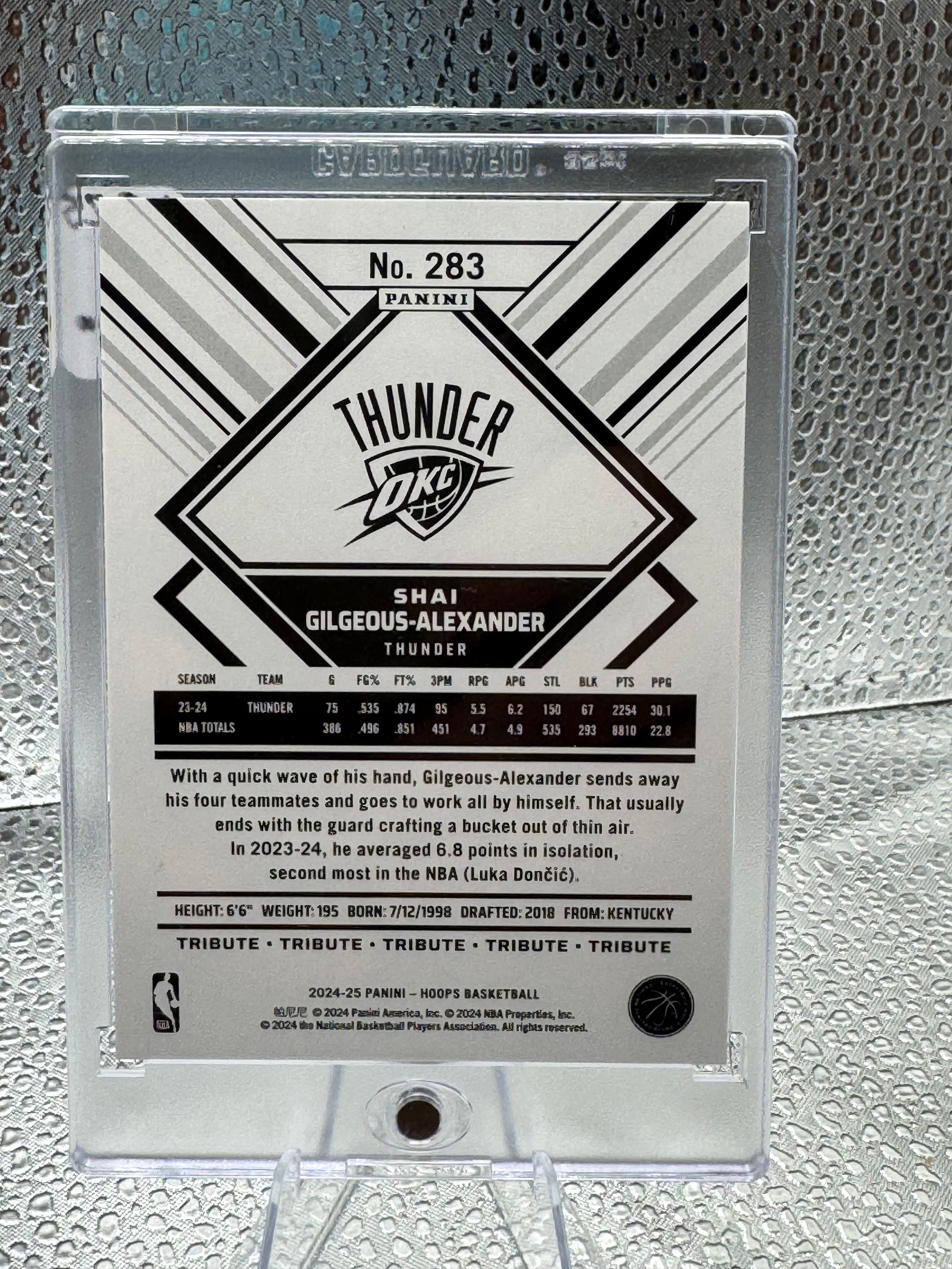 2023 Panini Hoops Teal Shai Gilgeous-Alexander #283