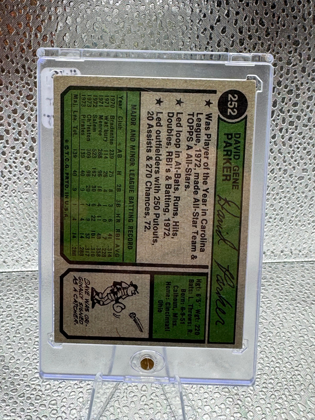 1974 Topps Dave Parker #252