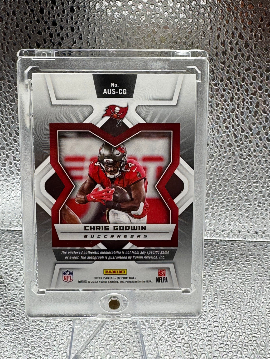 2022 Panini XR Chris Godwin #AUS-CG 6/10 Patch