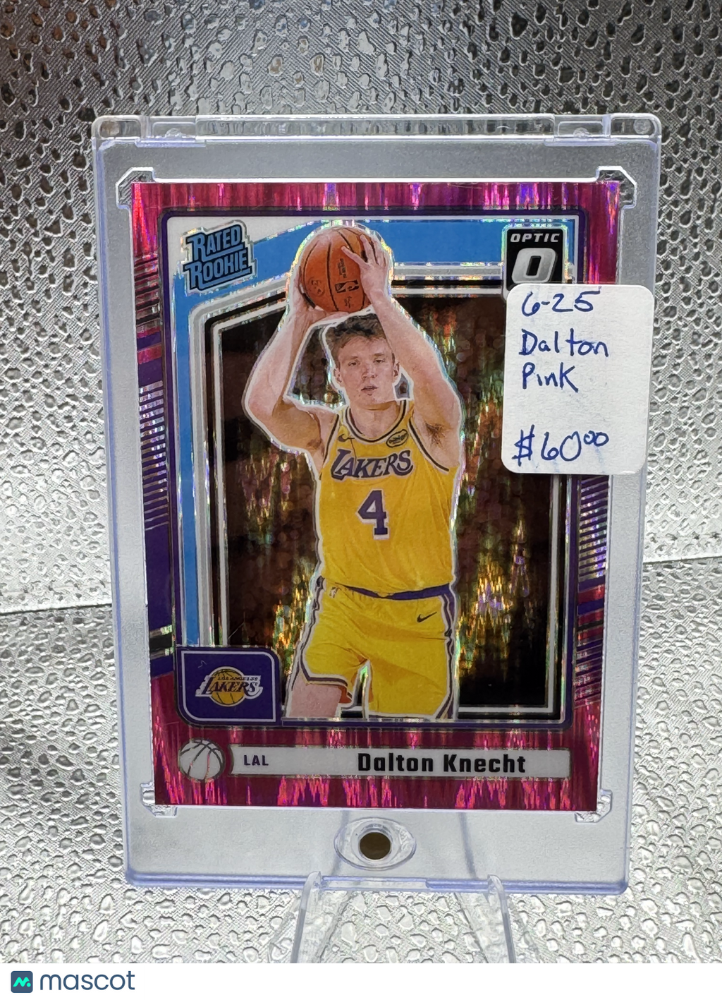 2024 Panini Donruss Optic Rated Rookie Dalton Knecht #P-227 Pink