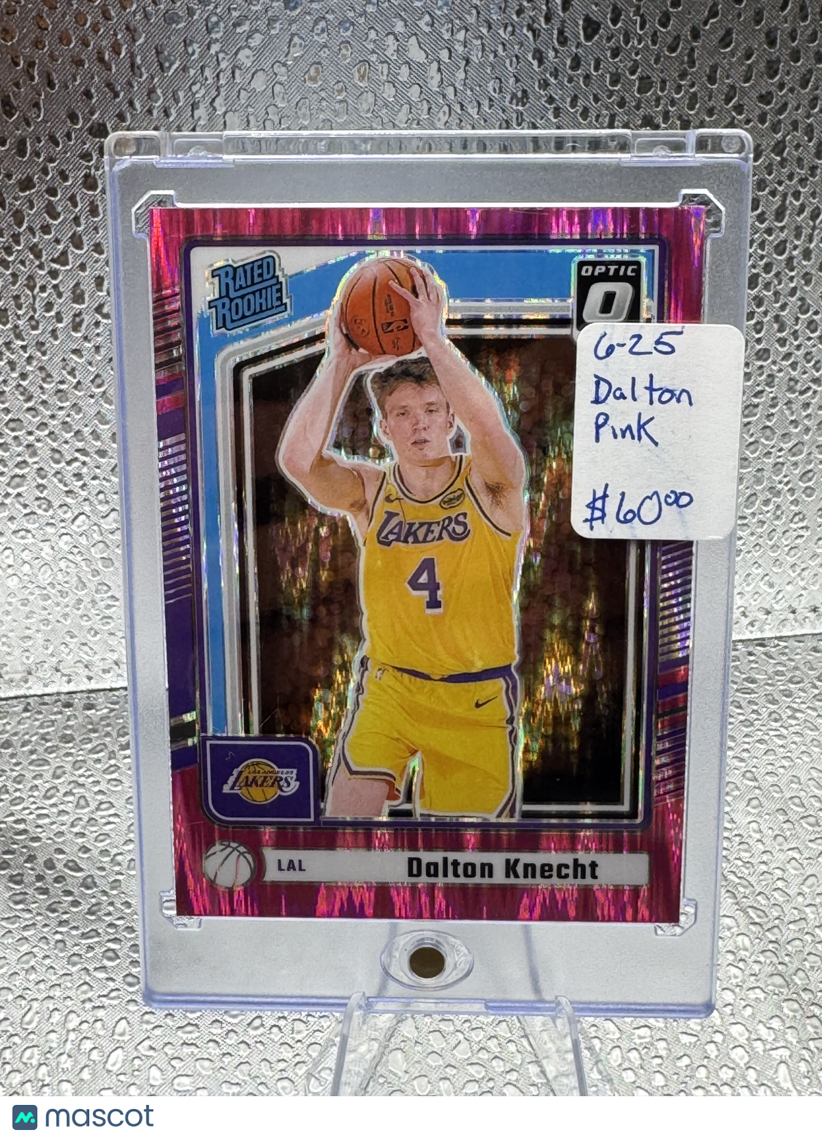 2024 Panini Donruss Optic Rated Rookie Dalton Knecht #P-227 Pink