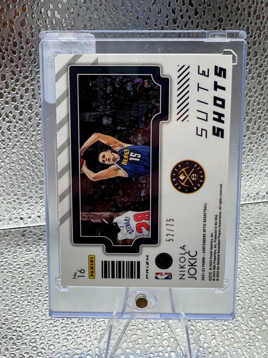 2021-22 Panini Suite Shots Nikola Jokic 52/75