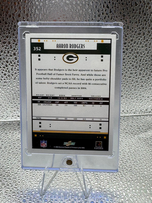 2005 Score Aaron Rodgers #352