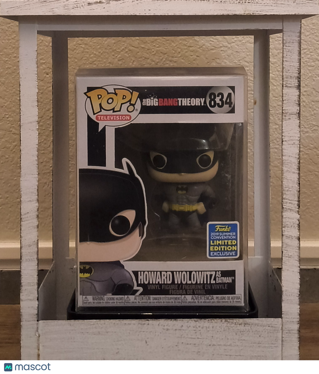Funko Pop! The Big Bang Theory - Howard Wolowitz as Batman #834 W/ Protector