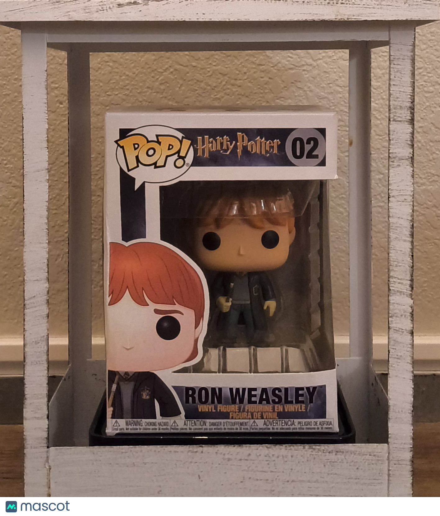 Funko Pop! Harry Potter Ron Weasley Collectible Figure #02 Box Slightly Damaged