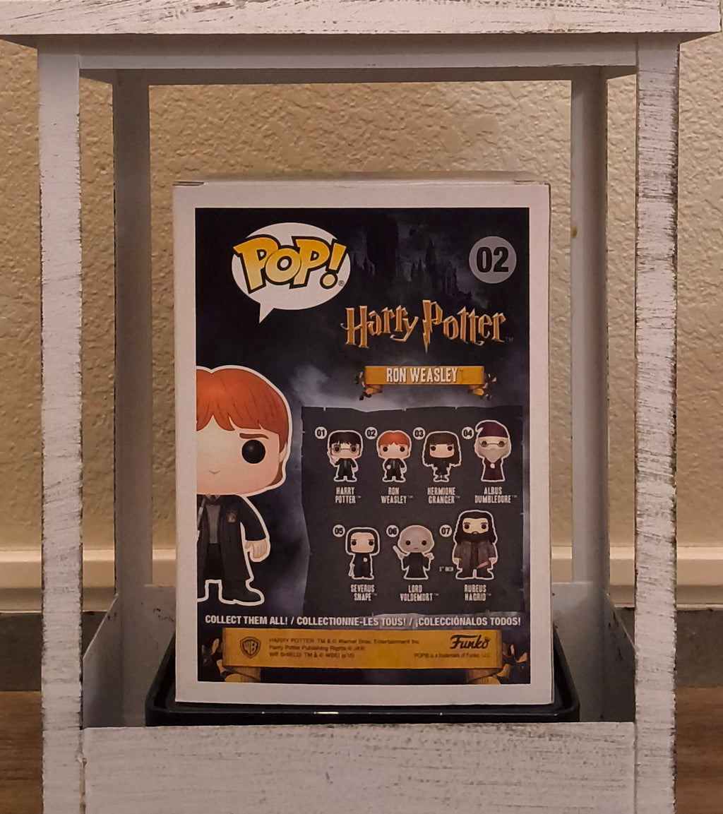 Funko Pop! Harry Potter Ron Weasley Collectible Figure #02 Box Slightly Damaged