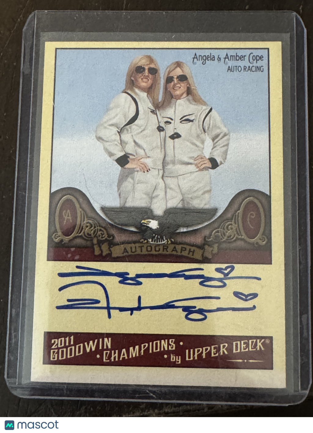 2011 Upper Deck Goodwin Champions Amber Cope Angela Cope #A-AA