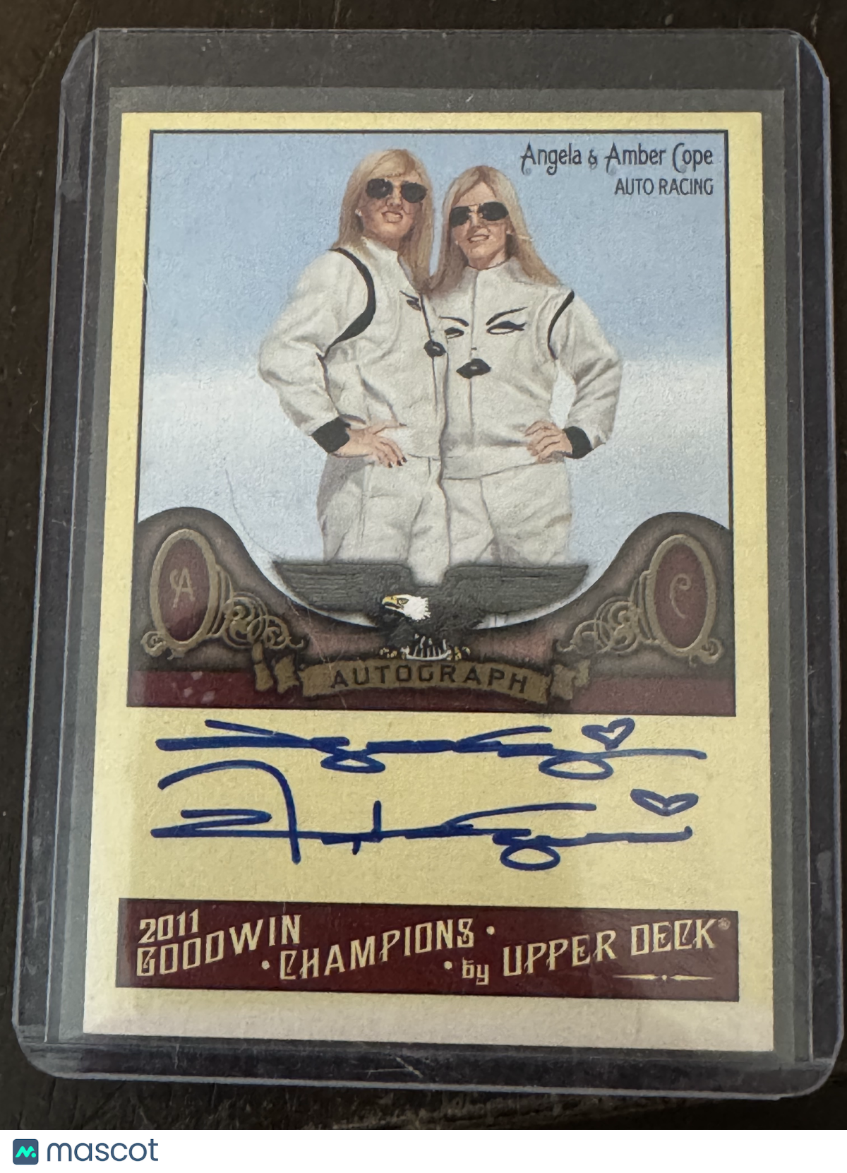 2011 Upper Deck Goodwin Champions Amber Cope Angela Cope #A-AA