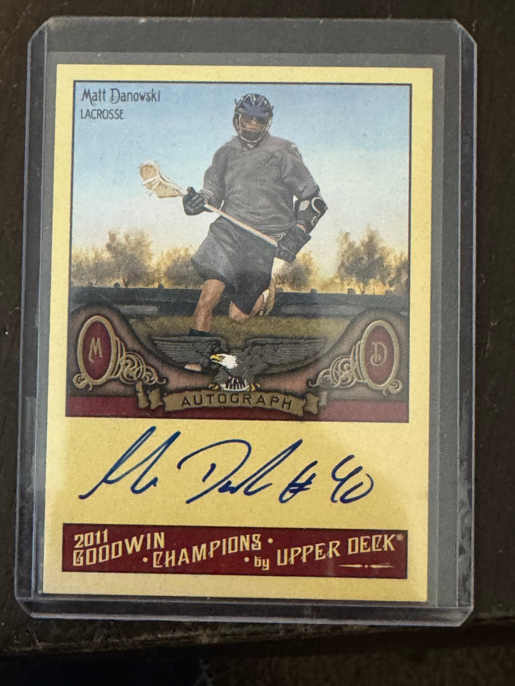 2011 Upper Deck Goodwin Champions Matt Danowski #A-MD