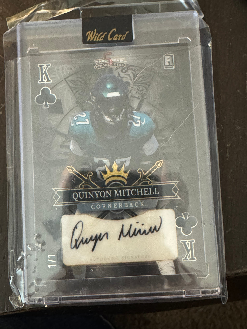2024 Wild Card 5 Card Draw Quinyon Mitchell 1/1