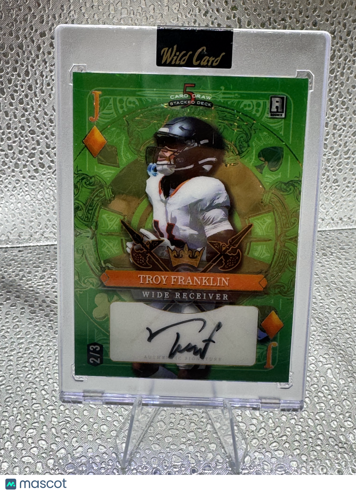 2024 Wild Card 5 Card Draw Stacked Deck Troy Franklin #SDHD-TFA 2/3