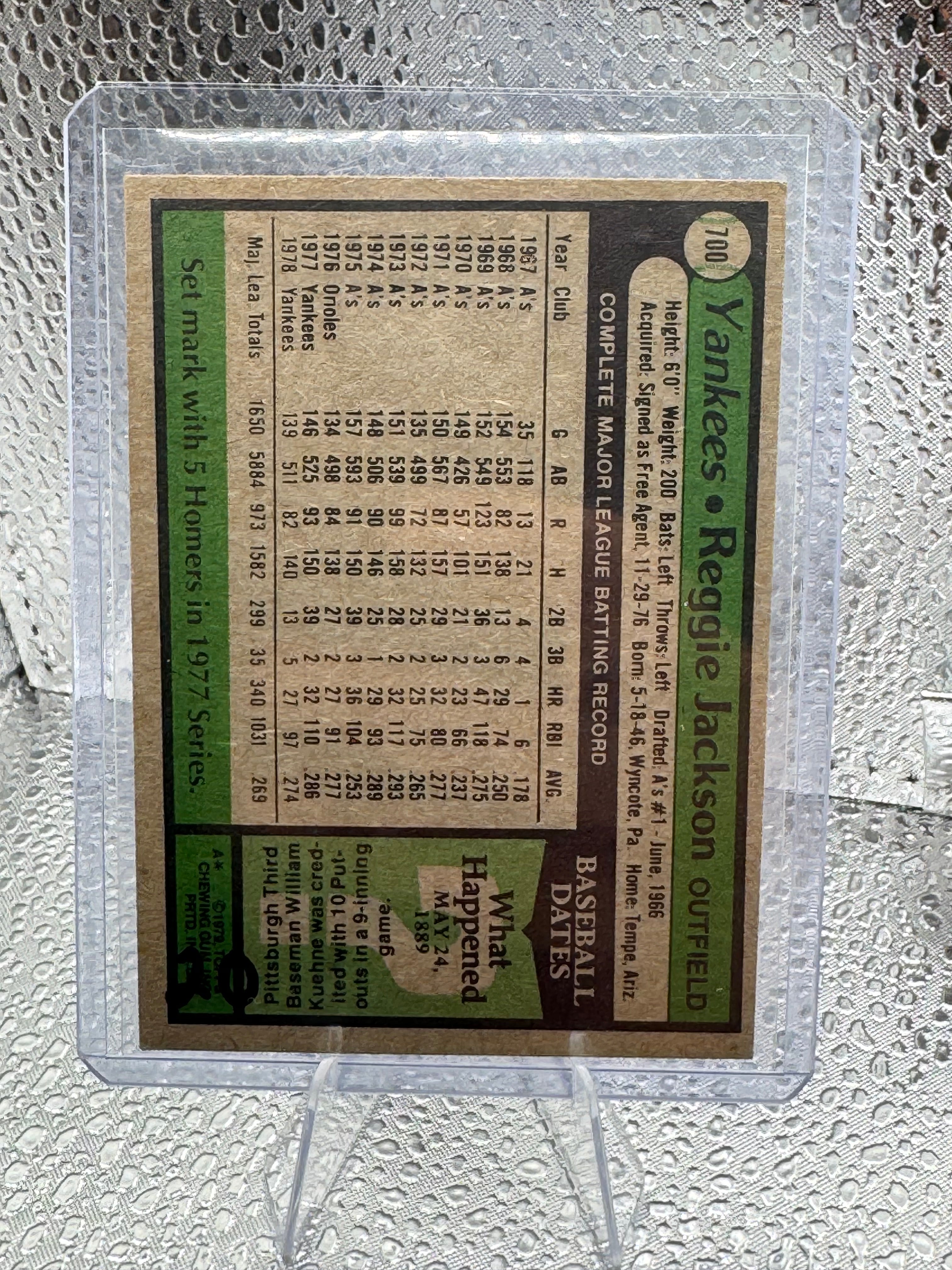 1979 Topps Reggie Jackson #700