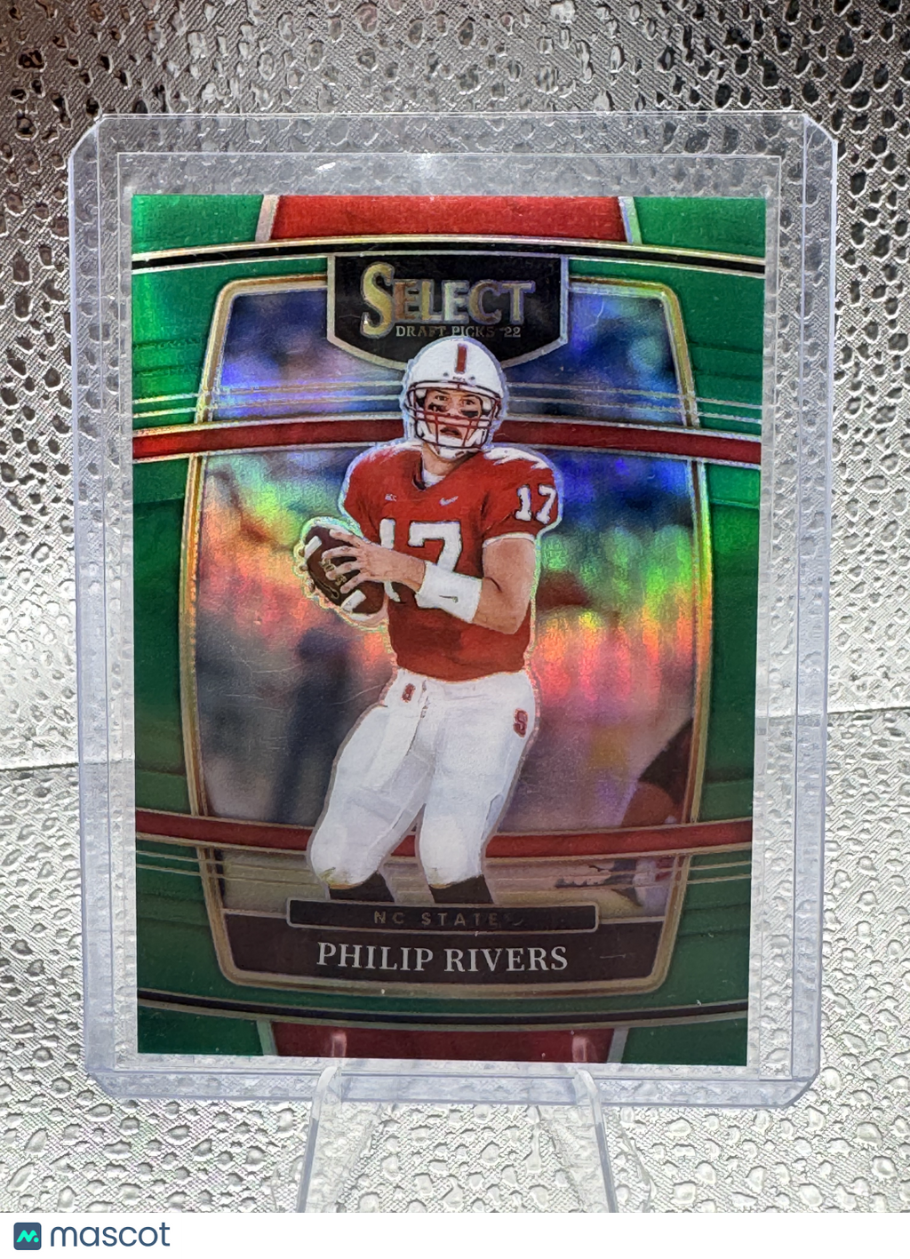 2022 Panini Select Draft Picks Philip Rivers #62 Green Prizm 3 / 5