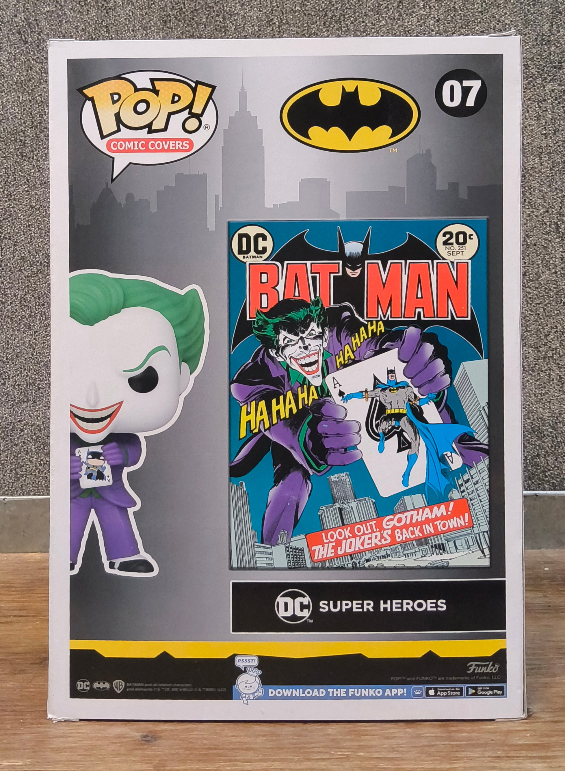 Funko POP Comic Covers: The Joker #07 2022 Winter Convention Limited Edition