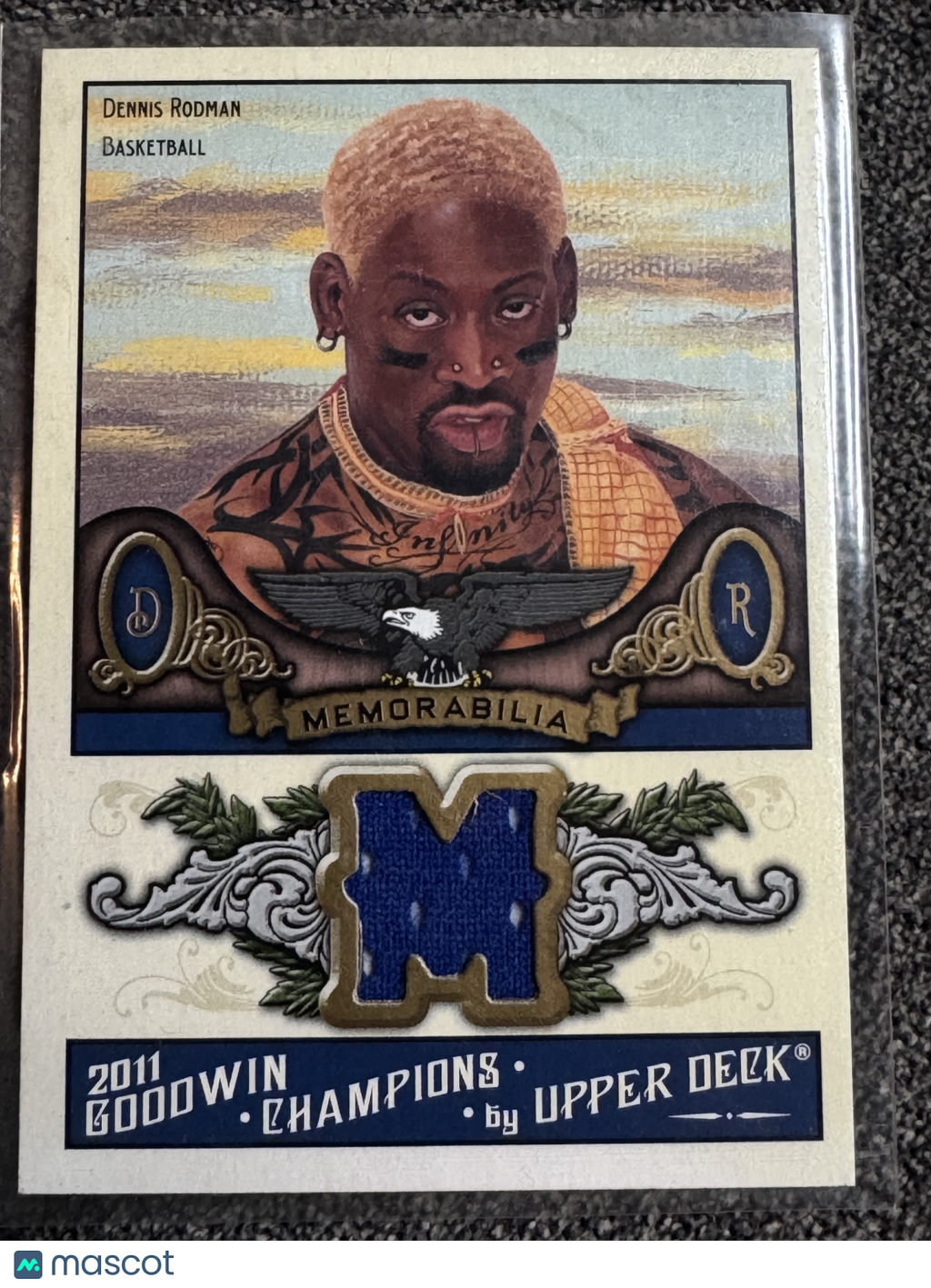 2011 Upper Deck Goodwin Champions Dennis Rodman #M-RD Memorabilia