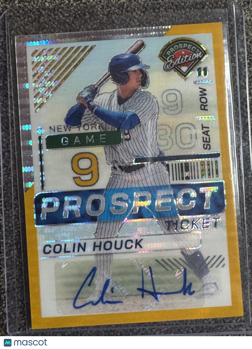 2024 Panini Prizm Prospect Edition Colin Houck #114 Gold 03/10