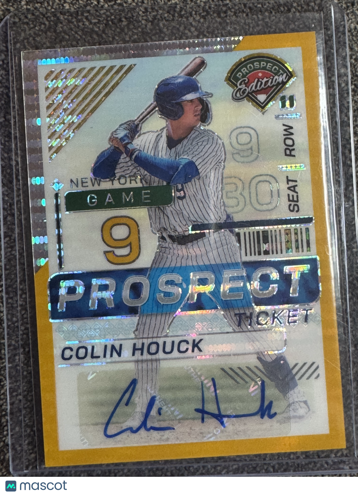 2024 Panini Prizm Prospect Edition Colin Houck #114 Gold 03/10