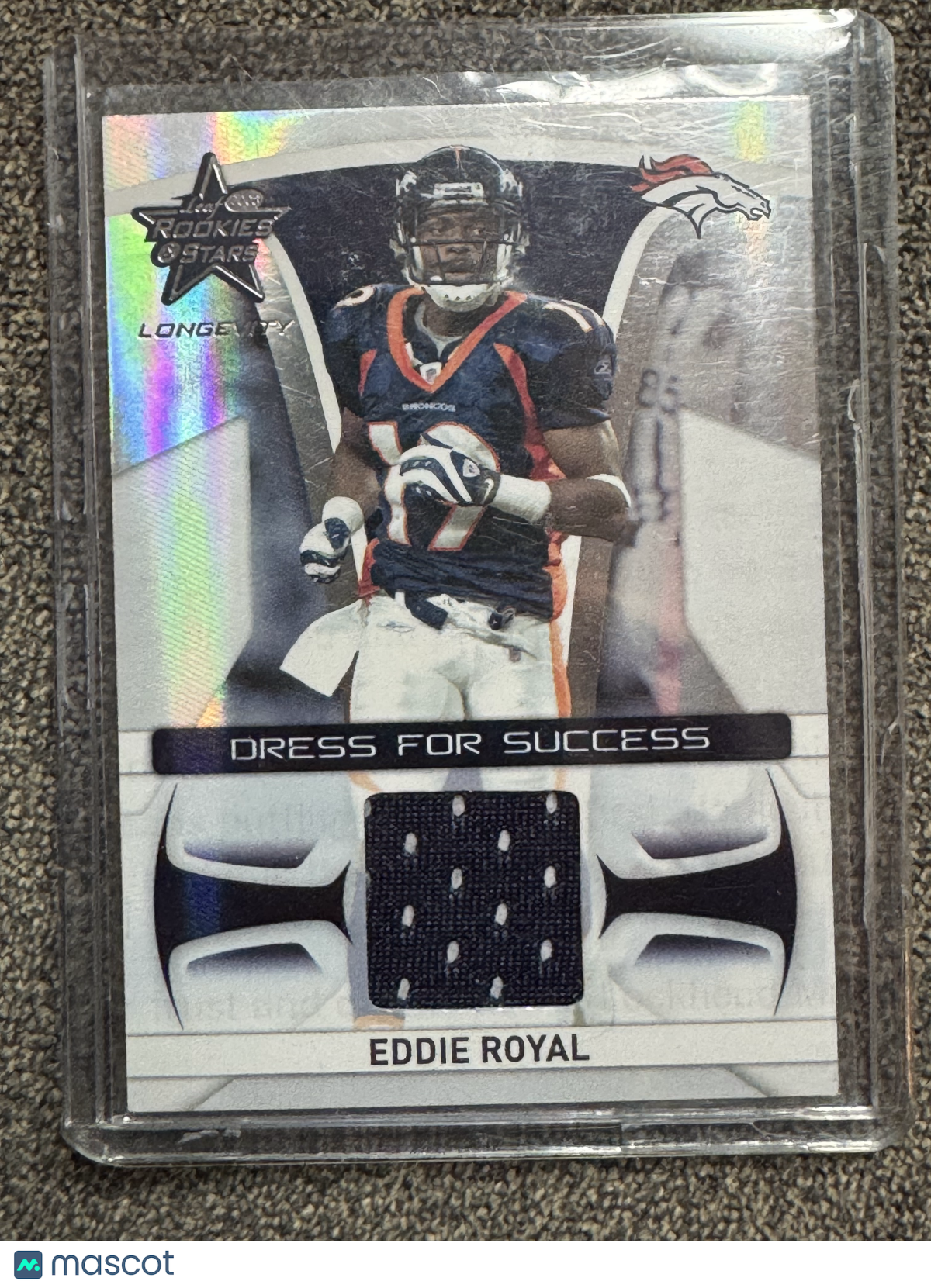 2008 Eddie Royal #DS-31 Event-Worn Memorabilia Jersey Patch