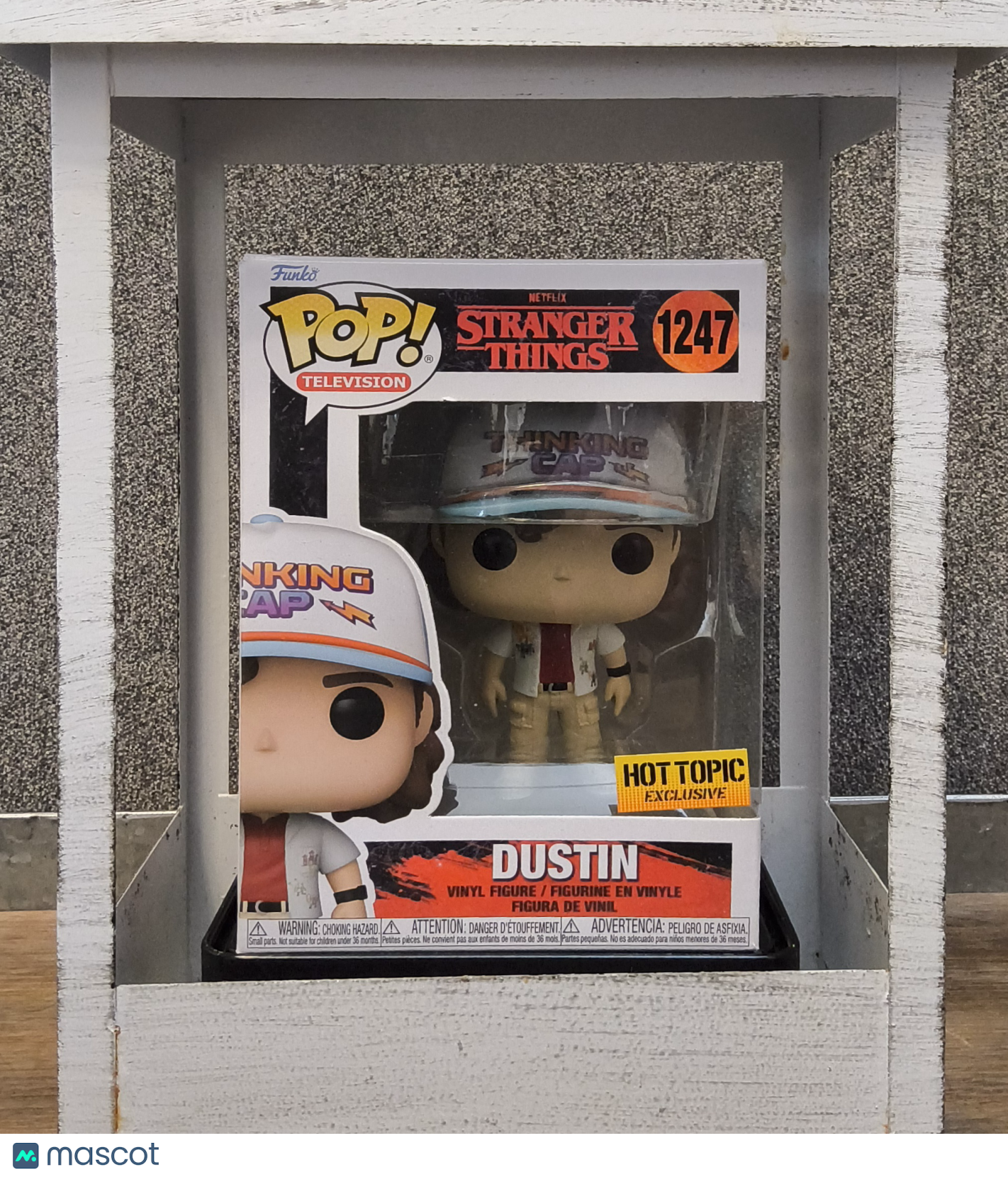 Funko Pop! Stranger Things Dustin #1247 Hot Topic Exclusive