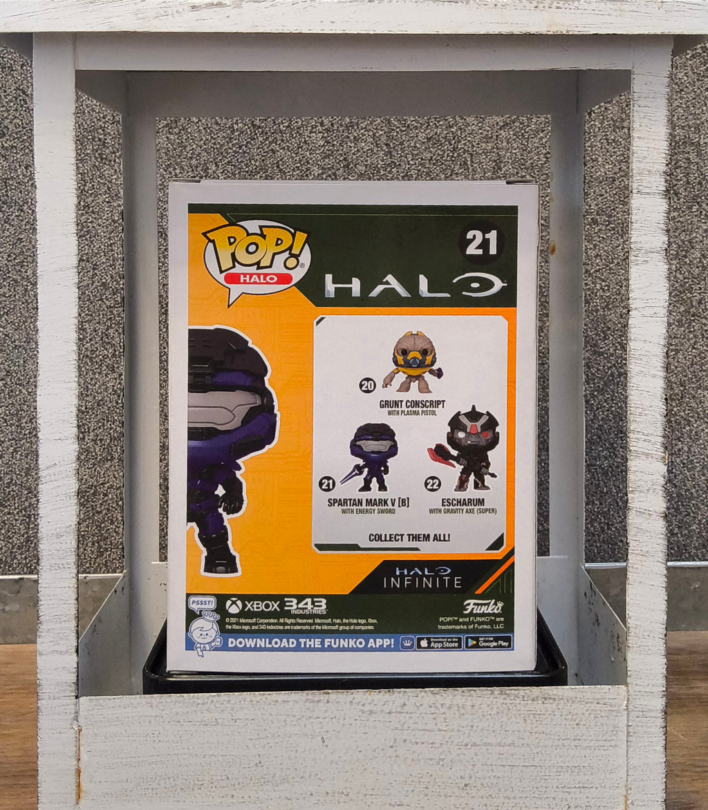 Funko Pop! Vinyl: Halo - Spartan Mark V (B) with Energy Sword #21