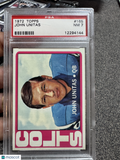 1972 Topps John Unitas #165 PSA 7