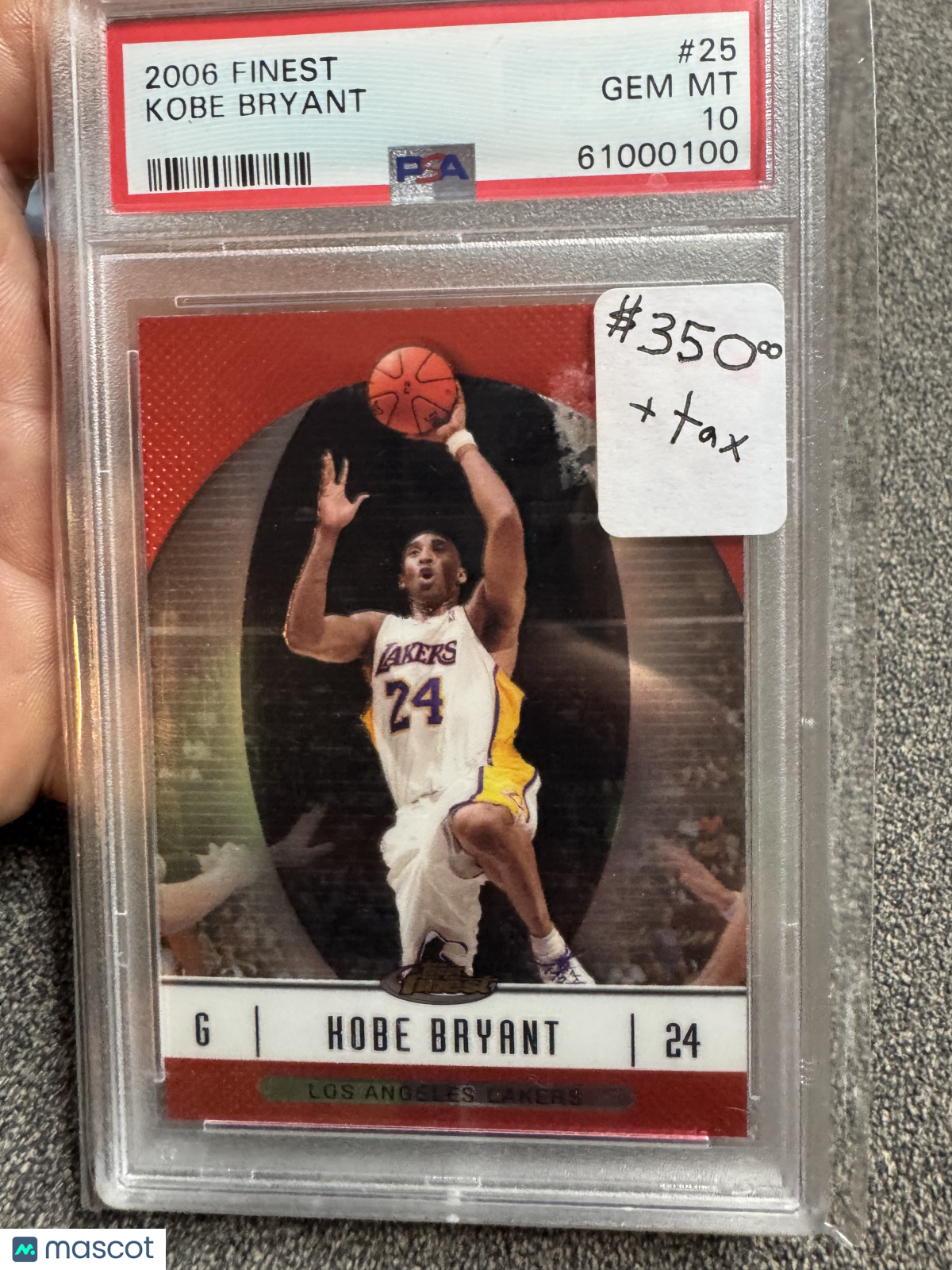 2006 Finest Kobe Bryant #25 PSA 10