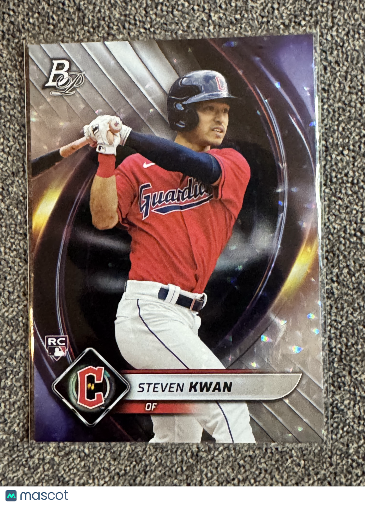 2022 Bowman Platinum Ice Steven Kwan #66 RC
