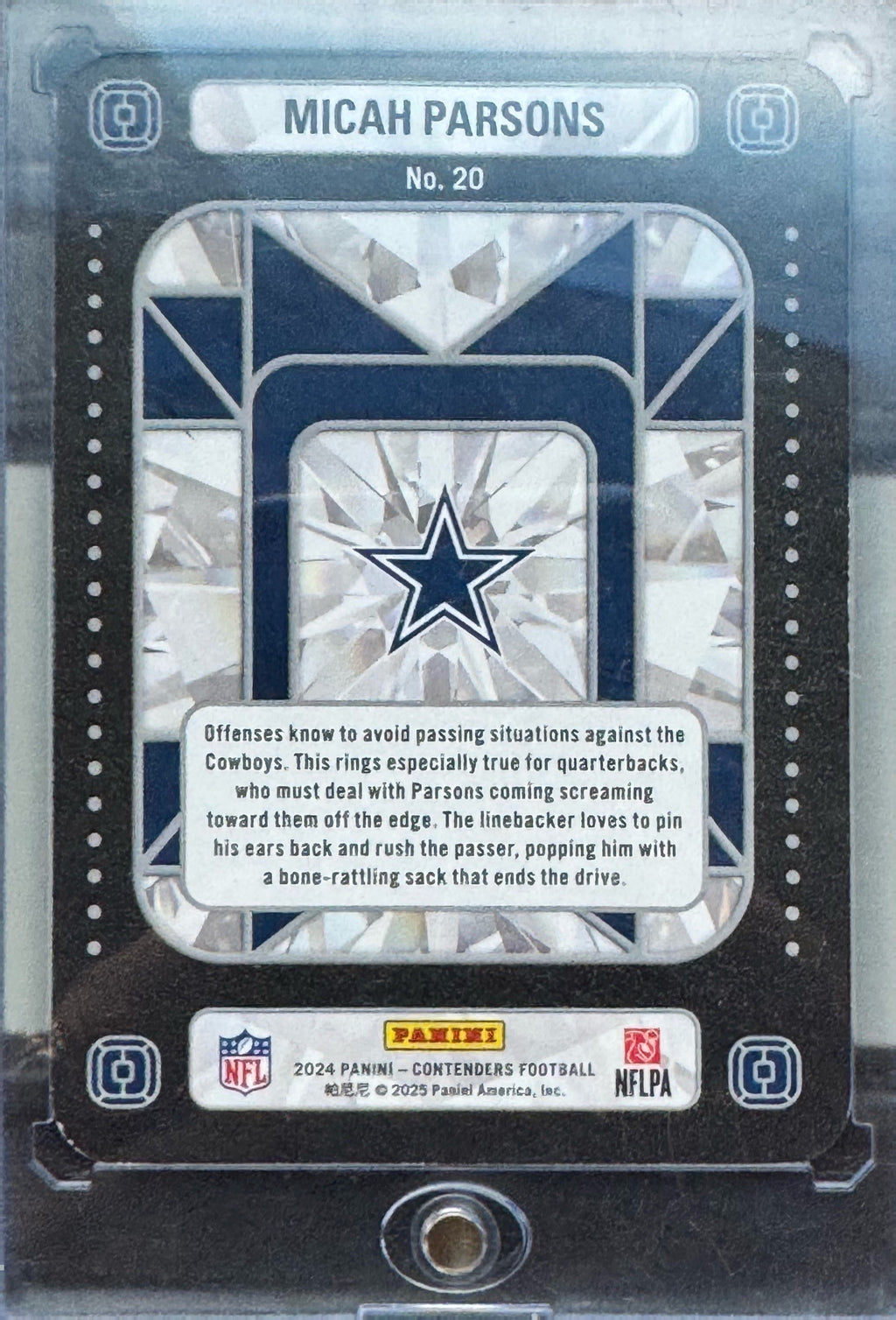 2025 Panini Contenders Crown Jewels Micah Parsons #20