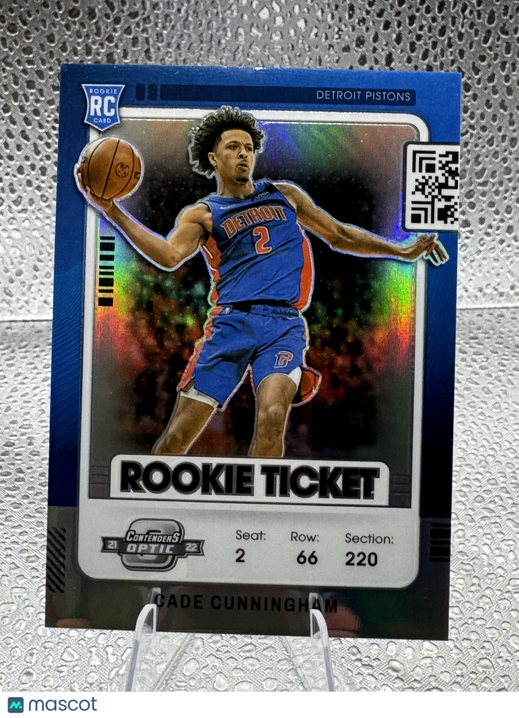 2021 Panini Contenders Optic Cade Cunningham #25 Prizm RC