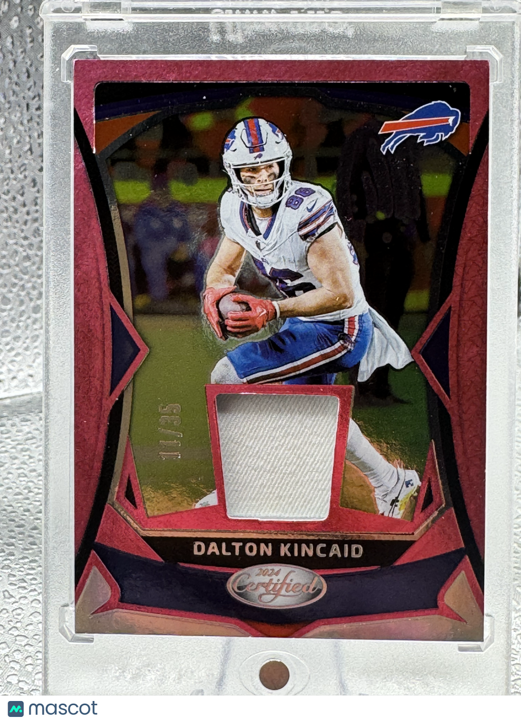 2024 Panini Certified Football Dalton Kincaid #MPME-DKD Patch