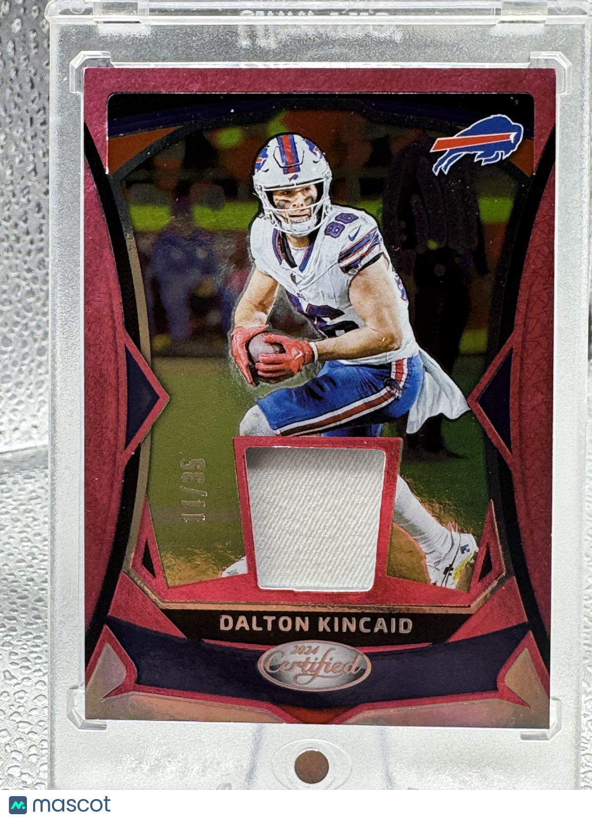 2024 Panini Certified Football Dalton Kincaid #MPME-DKD Patch