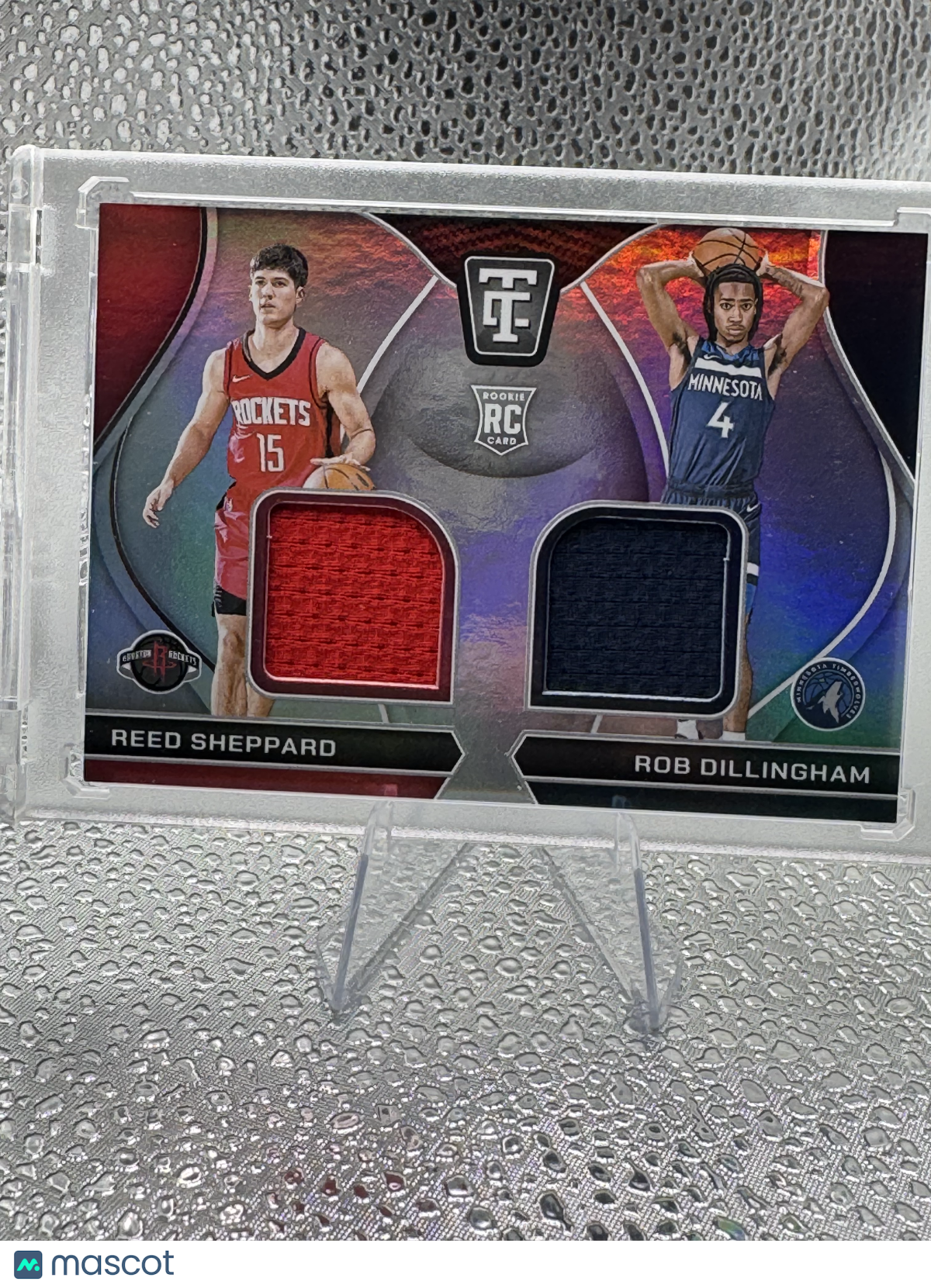 2025 Totally Certified Basketball Reed Sheppard Rob Dillingham #RDS-RSR RC Patch