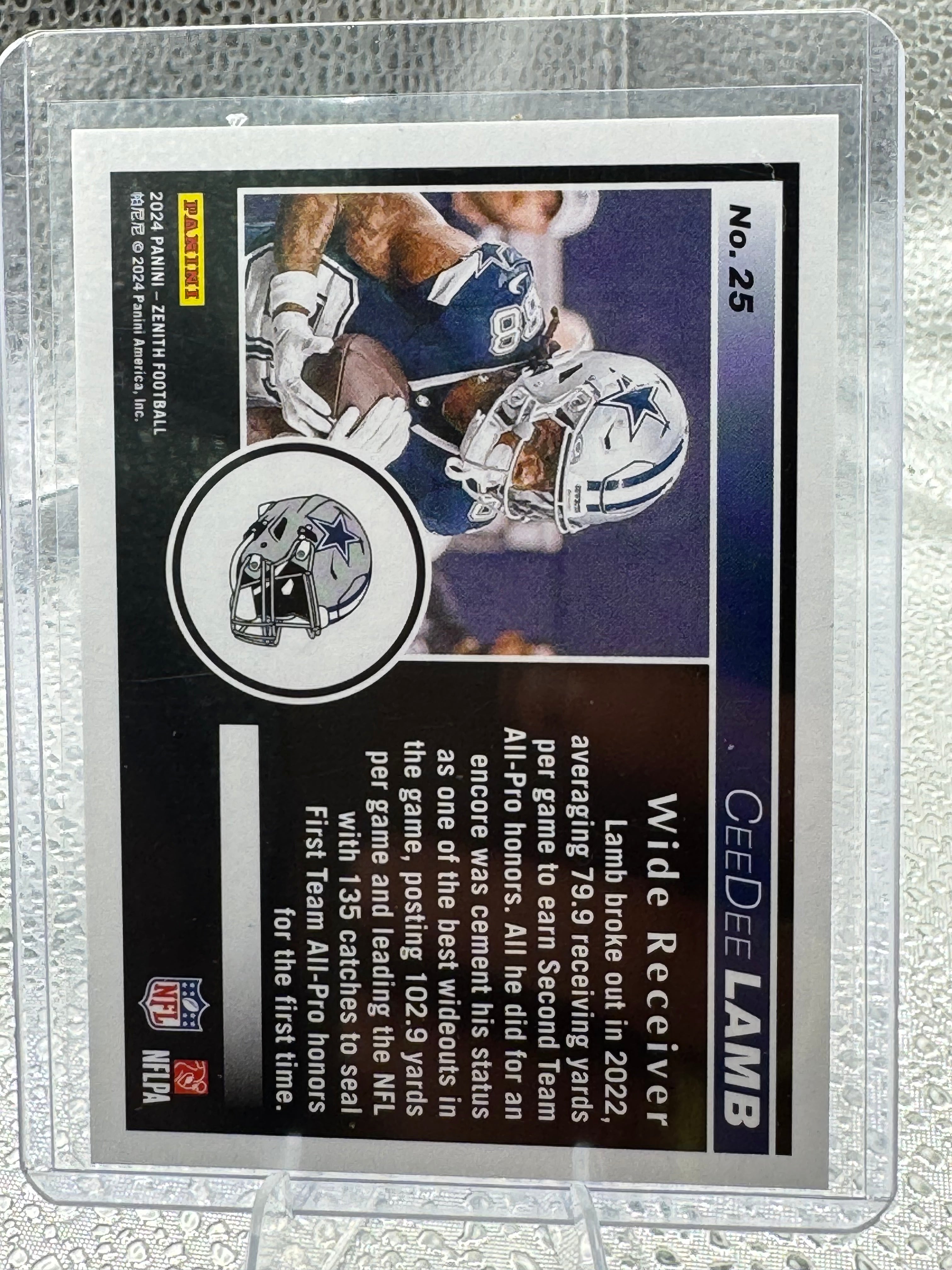 2024 Panini Playoff CeeDee Lamb #25 First Down 9/100