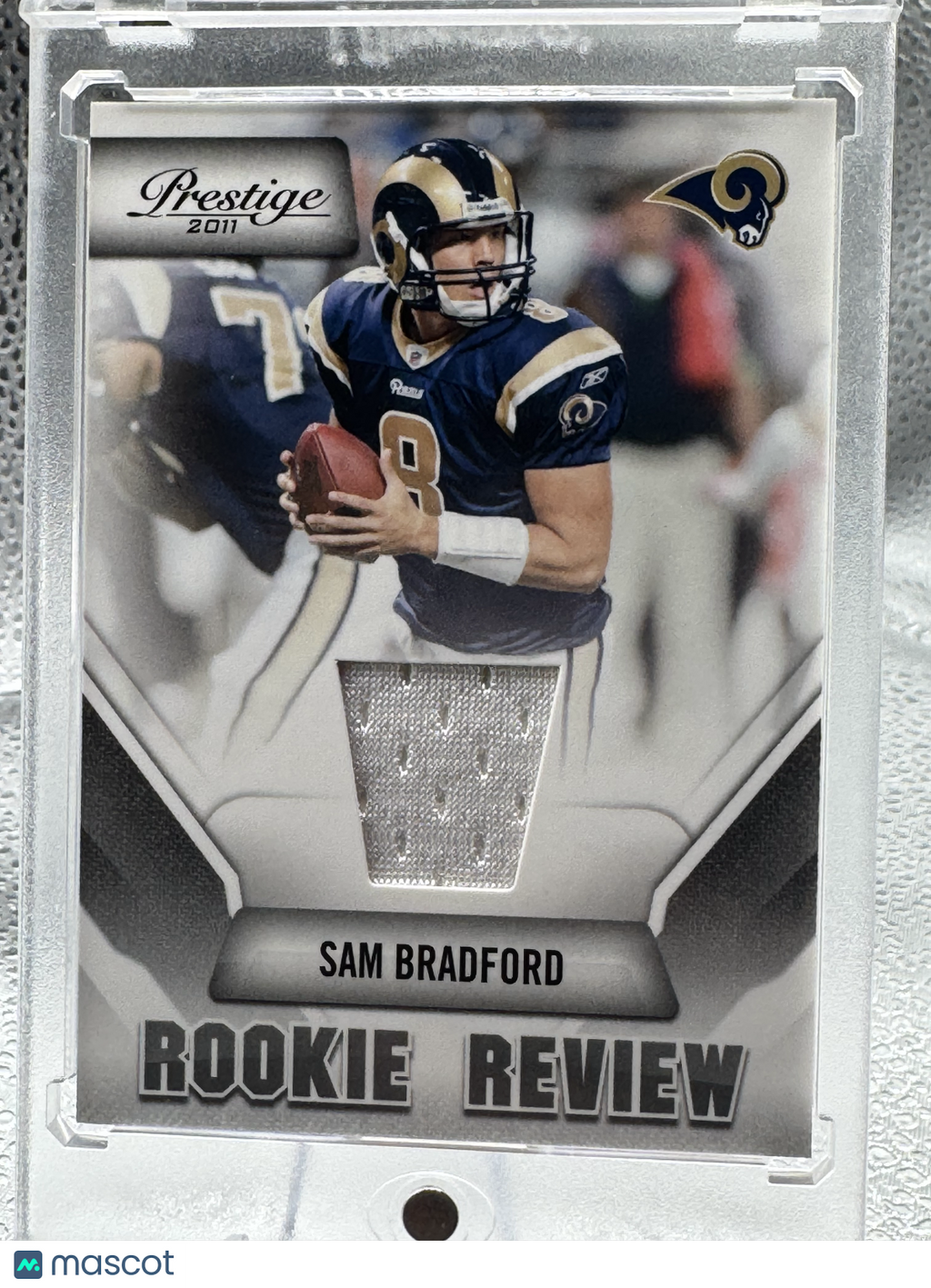 2011 Panini Prestige Rookie Review Sam Bradford #36 Jersey Memorabilia