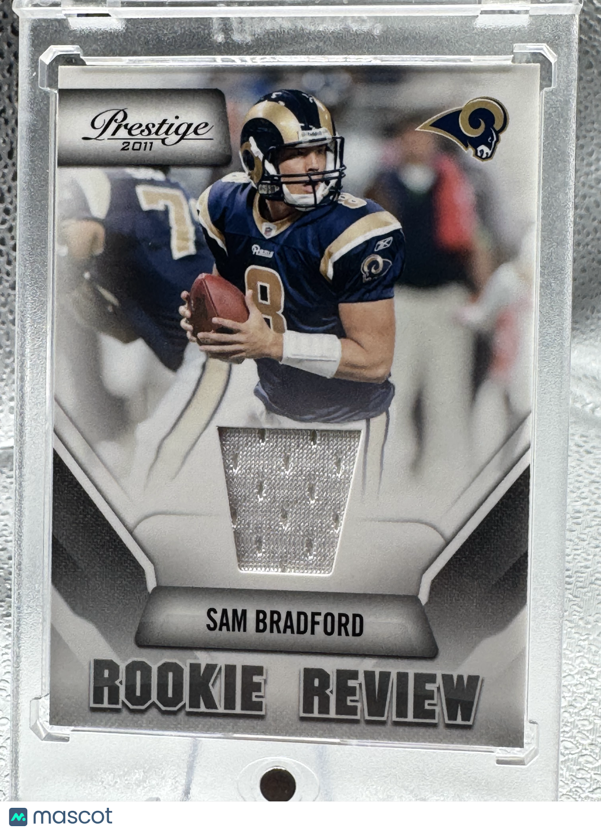 2011 Panini Prestige Rookie Review Sam Bradford #36 Jersey Memorabilia